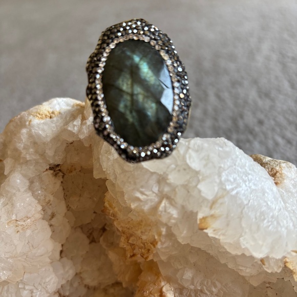 Labradorite Statement Ring - Picture 4 of 13